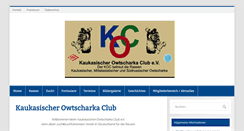 Desktop Screenshot of koc-ev.de